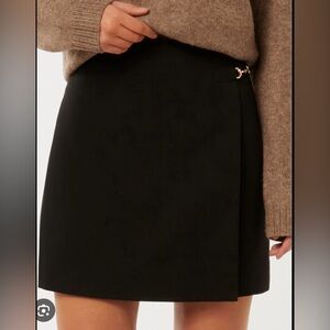 Ever New Black Mini Skirt with Gold Accent